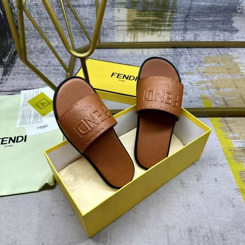 Replica Fendi Slippers For Women #1341055 $76.00 USD for Wholesale