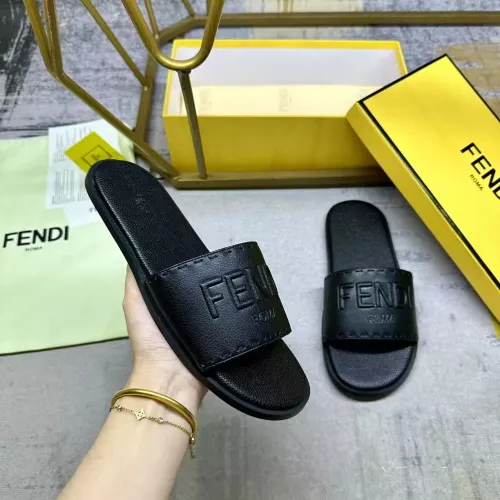 Replica Fendi Slippers For Men #1341058 $76.00 USD for Wholesale