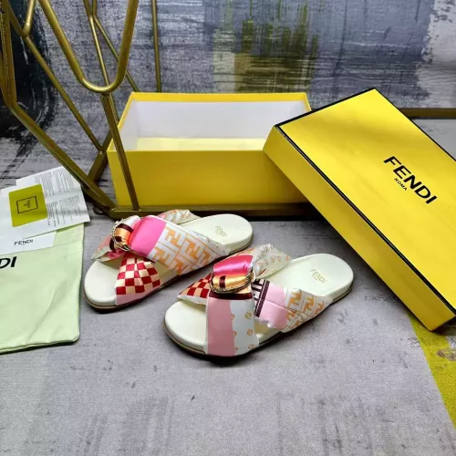 Wholesale Fendi Slippers For Women #1341059 $88.00 USD, Wholesale Quality Replica Fendi Slippers