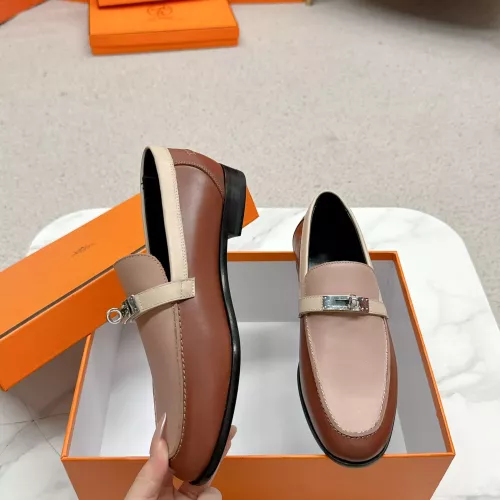 Wholesale Hermes Leather Shoes For Women #1341209 $125.00 USD, Wholesale Quality Replica Hermes Leather Shoes