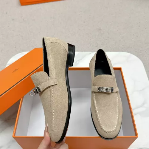 Wholesale Hermes Leather Shoes For Women #1341217 $125.00 USD, Wholesale Quality Replica Hermes Leather Shoes