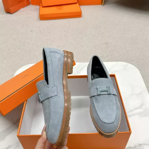 Wholesale Hermes Leather Shoes For Women #1341223 $125.00 USD, Wholesale Quality Replica Hermes Leather Shoes