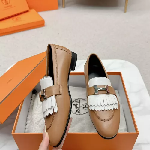 Wholesale Hermes Leather Shoes For Women #1341229 $125.00 USD, Wholesale Quality Replica Hermes Leather Shoes