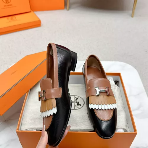 Wholesale Hermes Leather Shoes For Women #1341241 $125.00 USD, Wholesale Quality Replica Hermes Leather Shoes