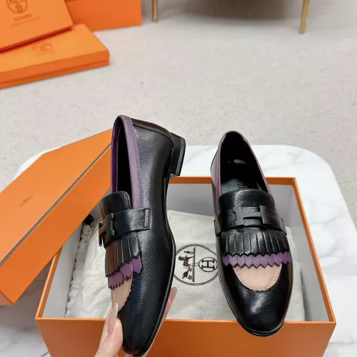 Wholesale Hermes Leather Shoes For Women #1341242 $125.00 USD, Wholesale Quality Replica Hermes Leather Shoes