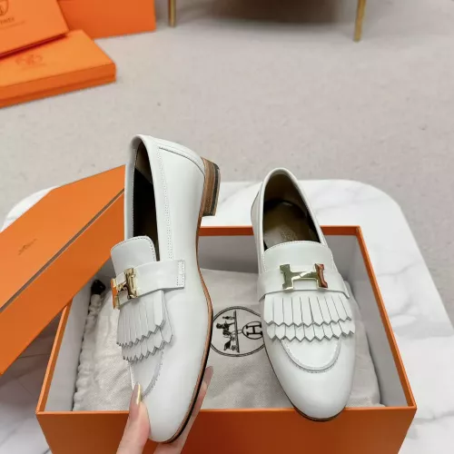 Wholesale Hermes Leather Shoes For Women #1341257 $125.00 USD, Wholesale Quality Replica Hermes Leather Shoes