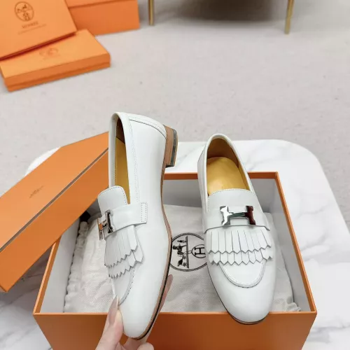 Wholesale Hermes Leather Shoes For Women #1341259 $125.00 USD, Wholesale Quality Replica Hermes Leather Shoes