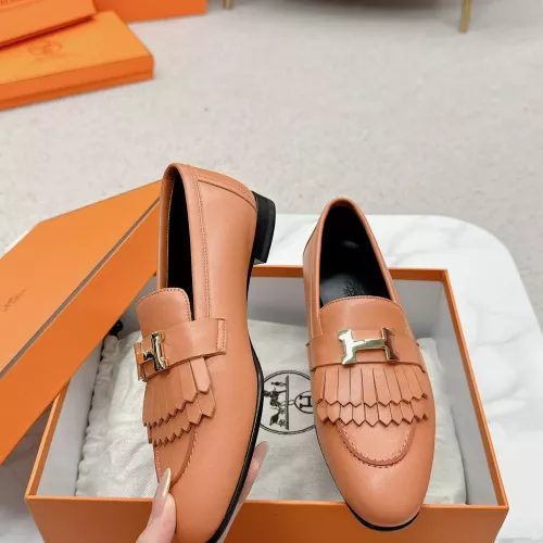 Wholesale Hermes Leather Shoes For Women #1341262 $125.00 USD, Wholesale Quality Replica Hermes Leather Shoes