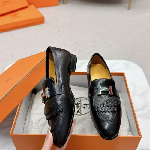 Wholesale Hermes Leather Shoes For Women #1341263 $125.00 USD, Wholesale Quality Replica Hermes Leather Shoes