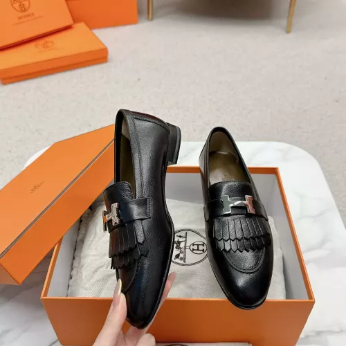 Wholesale Hermes Leather Shoes For Women #1341264 $125.00 USD, Wholesale Quality Replica Hermes Leather Shoes