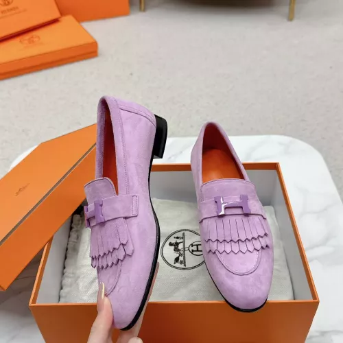 Wholesale Hermes Leather Shoes For Women #1341266 $125.00 USD, Wholesale Quality Replica Hermes Leather Shoes