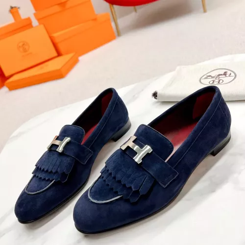 Wholesale Hermes Leather Shoes For Women #1341270 $125.00 USD, Wholesale Quality Replica Hermes Leather Shoes