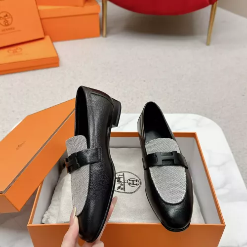 Wholesale Hermes Leather Shoes For Women #1341272 $125.00 USD, Wholesale Quality Replica Hermes Leather Shoes