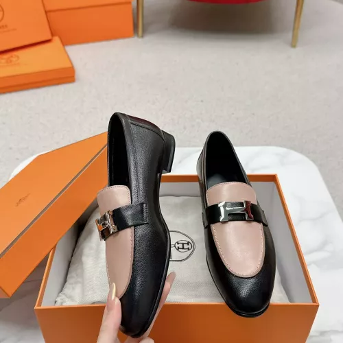 Wholesale Hermes Leather Shoes For Women #1341274 $125.00 USD, Wholesale Quality Replica Hermes Leather Shoes