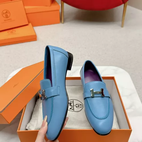 Wholesale Hermes Leather Shoes For Women #1341277 $125.00 USD, Wholesale Quality Replica Hermes Leather Shoes