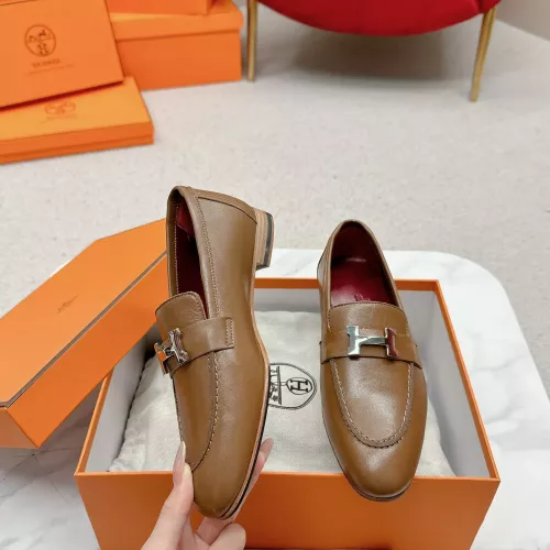 Wholesale Hermes Leather Shoes For Women #1341281 $125.00 USD, Wholesale Quality Replica Hermes Leather Shoes