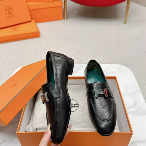 Wholesale Hermes Leather Shoes For Women #1341282 $125.00 USD, Wholesale Quality Replica Hermes Leather Shoes