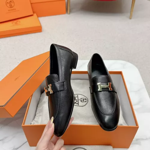 Wholesale Hermes Leather Shoes For Women #1341285 $125.00 USD, Wholesale Quality Replica Hermes Leather Shoes