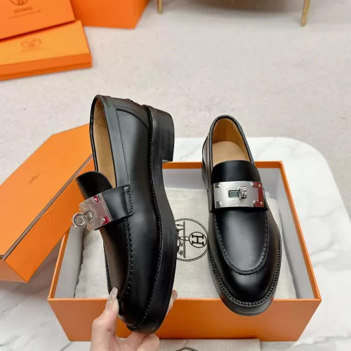 Wholesale Hermes Leather Shoes For Women #1341287 $140.00 USD, Wholesale Quality Replica Hermes Leather Shoes