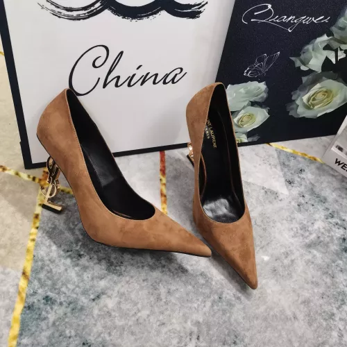 Wholesale Yves Saint Laurent YSL High-Heeled Shoes For Women #1341346 $122.00 USD, Wholesale Quality Replica Yves Saint Laurent YSL High-Heeled Shoes