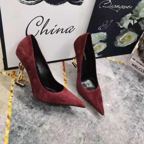 Wholesale Yves Saint Laurent YSL High-Heeled Shoes For Women #1341347 $122.00 USD, Wholesale Quality Replica Yves Saint Laurent YSL High-Heeled Shoes
