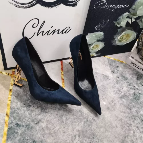 Wholesale Yves Saint Laurent YSL High-Heeled Shoes For Women #1341353 $122.00 USD, Wholesale Quality Replica Yves Saint Laurent YSL High-Heeled Shoes