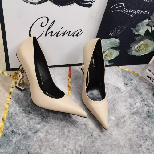 Wholesale Yves Saint Laurent YSL High-Heeled Shoes For Women #1341364 $122.00 USD, Wholesale Quality Replica Yves Saint Laurent YSL High-Heeled Shoes