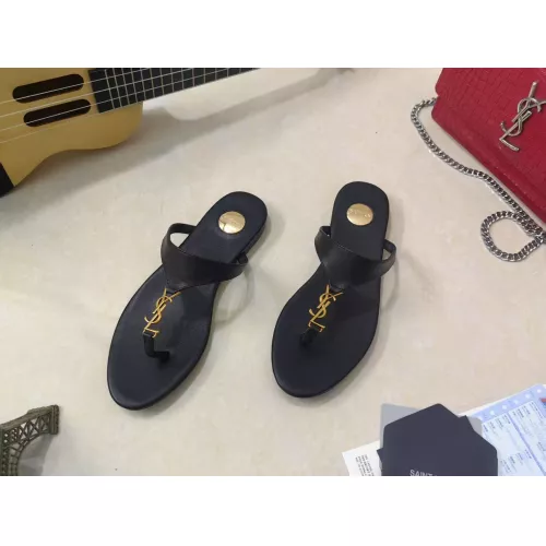 Wholesale Yves Saint Laurent YSL Slippers For Women #1341375 $92.00 USD, Wholesale Quality Replica Yves Saint Laurent YSL Slippers