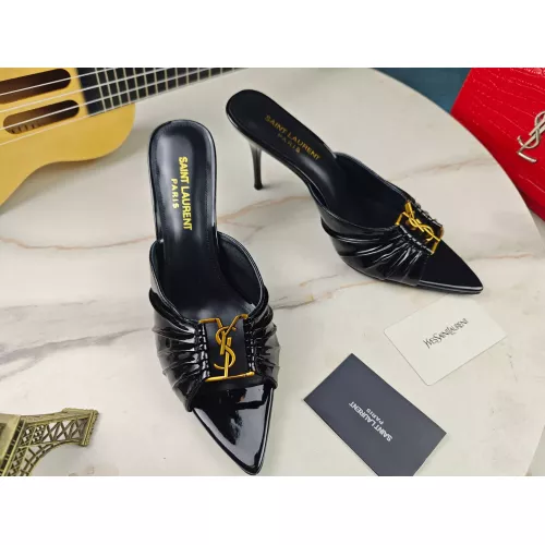 Wholesale Yves Saint Laurent YSL Slippers For Women #1341384 $98.00 USD, Wholesale Quality Replica Yves Saint Laurent YSL Slippers