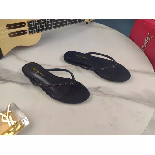 Wholesale Yves Saint Laurent YSL Slippers For Women #1341426 $96.00 USD, Wholesale Quality Replica Yves Saint Laurent YSL Slippers