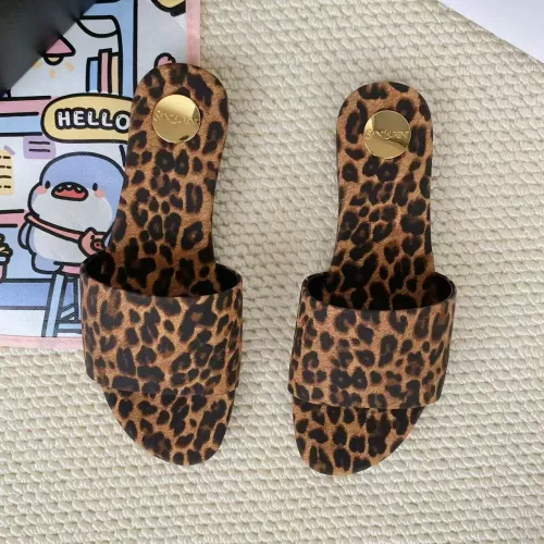 Wholesale Yves Saint Laurent YSL Slippers For Women #1341485 $85.00 USD, Wholesale Quality Replica Yves Saint Laurent YSL Slippers