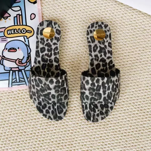 Wholesale Yves Saint Laurent YSL Slippers For Women #1341486 $85.00 USD, Wholesale Quality Replica Yves Saint Laurent YSL Slippers