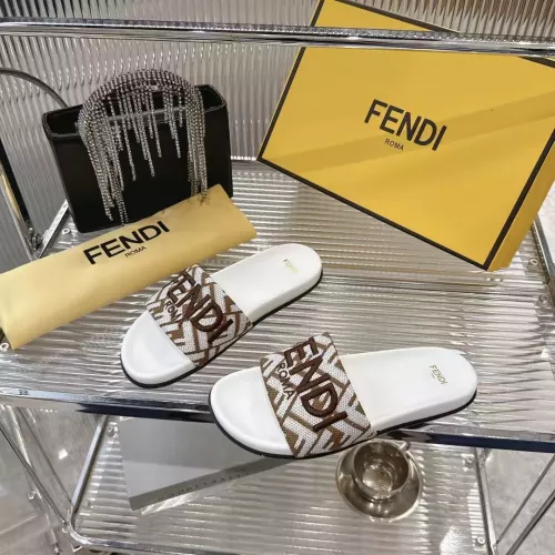 Wholesale Fendi Slippers For Women #1341580 $80.00 USD, Wholesale Quality Replica Fendi Slippers