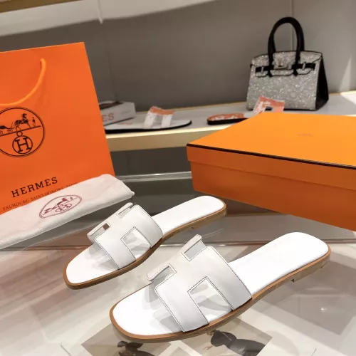 Wholesale Hermes Slippers For Women #1341632 $85.00 USD, Wholesale Quality Replica Hermes Slippers