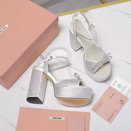 Replica MIU MIU Sandal For Women #1341673 $122.00 USD for Wholesale