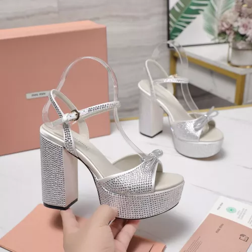 Replica MIU MIU Sandal For Women #1341673 $122.00 USD for Wholesale