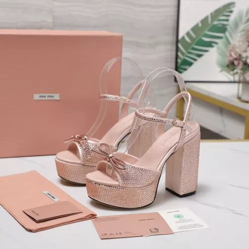 Wholesale MIU MIU Sandal For Women #1341676 $122.00 USD, Wholesale Quality Replica MIU MIU Sandal