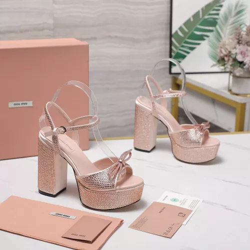 Replica MIU MIU Sandal For Women #1341676 $122.00 USD for Wholesale