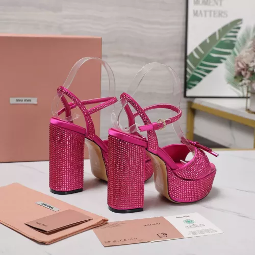 Replica MIU MIU Sandal For Women #1341677 $122.00 USD for Wholesale