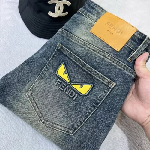 Wholesale Fendi Jeans For Men #1341683 $52.00 USD, Wholesale Quality Replica Fendi Jeans