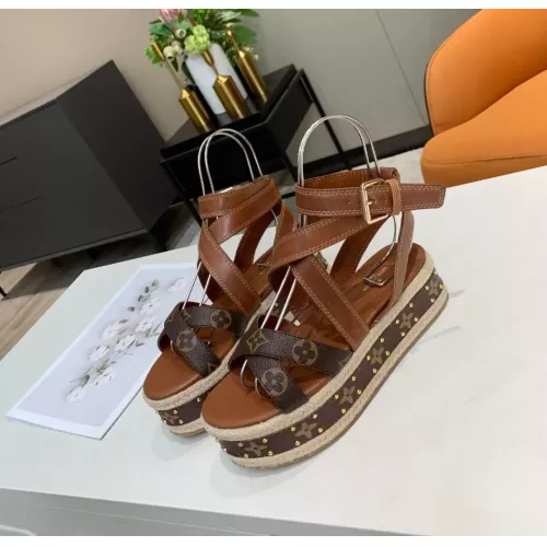 Wholesale Louis Vuitton Sandal For Women #1341697 $130.00 USD, Wholesale Quality Replica Louis Vuitton Sandal