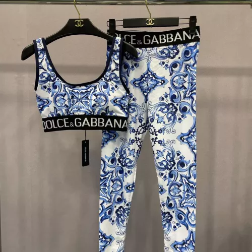 Wholesale Dolce &amp; Gabbana D&amp;G Yoga Tracksuits Sleeveless For Women #1341778 $40.00 USD, Wholesale Quality Replica Dolce &amp; Gabbana D&amp;G Tracksuits