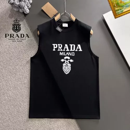 Wholesale Prada T-Shirts Sleeveless For Unisex #1341966 $25.00 USD, Wholesale Quality Replica Prada T-Shirts