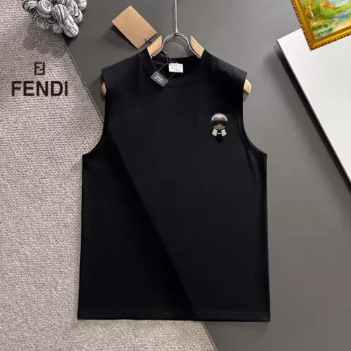 Wholesale Fendi T-Shirts Sleeveless For Unisex #1341976 $25.00 USD, Wholesale Quality Replica Fendi T-Shirts