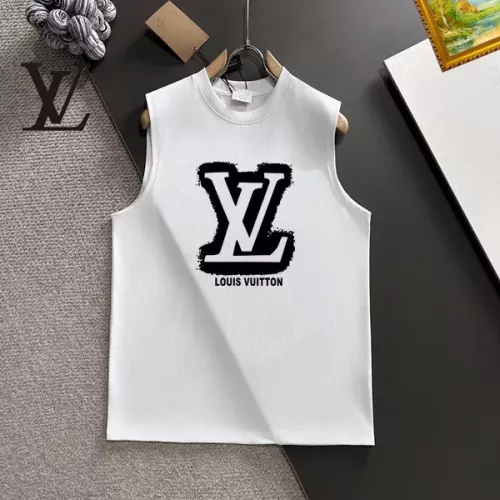 Wholesale Louis Vuitton LV T-Shirts Sleeveless For Unisex #1341979 $25.00 USD, Wholesale Quality Replica Louis Vuitton LV T-Shirts