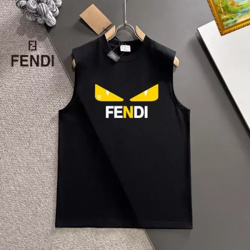 Wholesale Fendi T-Shirts Sleeveless For Unisex #1341984 $25.00 USD, Wholesale Quality Replica Fendi T-Shirts