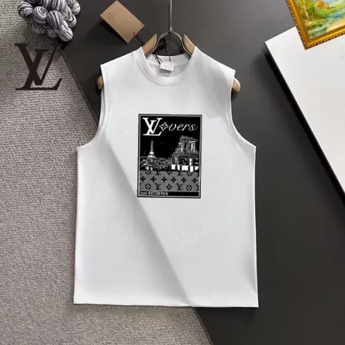 Wholesale Louis Vuitton LV T-Shirts Sleeveless For Unisex #1341985 $25.00 USD, Wholesale Quality Replica Louis Vuitton LV T-Shirts