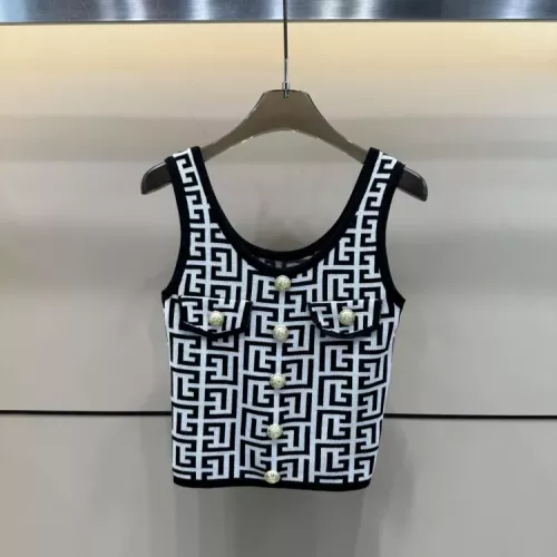 Wholesale Balmain T-Shirts Sleeveless For Women #1341990 $60.00 USD, Wholesale Quality Replica Balmain T-Shirts