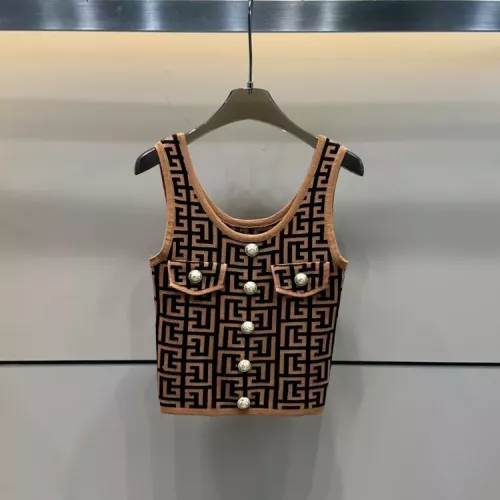 Wholesale Balmain T-Shirts Sleeveless For Women #1341993 $60.00 USD, Wholesale Quality Replica Balmain T-Shirts