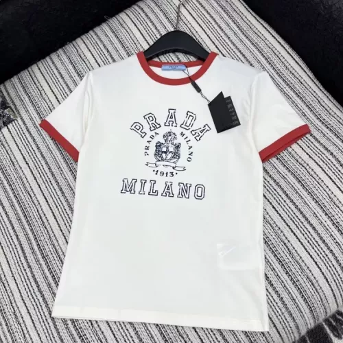 Wholesale Prada T-Shirts Short Sleeved For Women #1341998 $60.00 USD, Wholesale Quality Replica Prada T-Shirts
